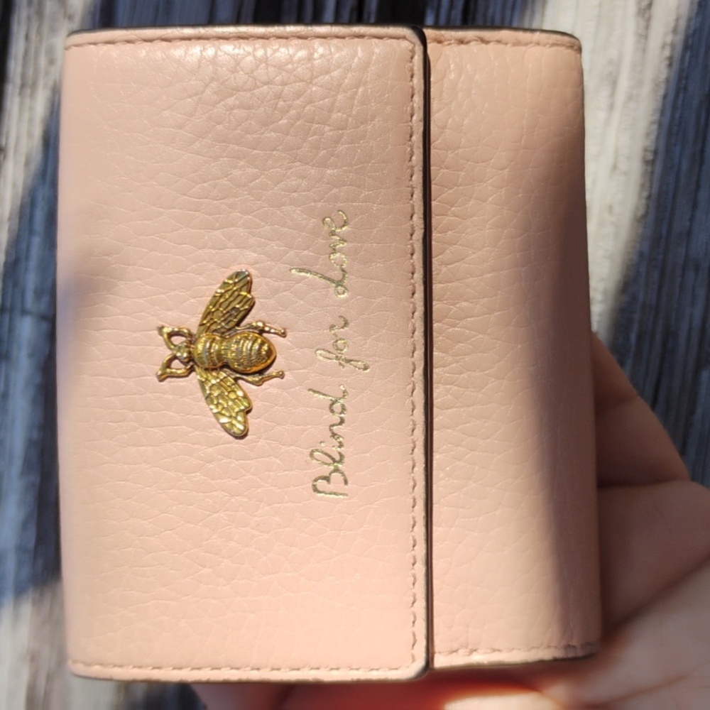 Gucci Blind For Love Blush Pink Compact Wallet With Box, Dustbag & Ribbon - Picture 2 of 12